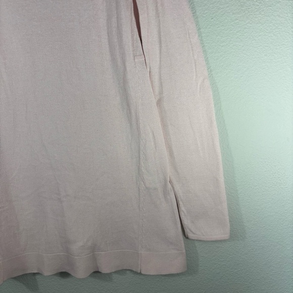 J. Jill Soft Pink Cotton Knit Sweater XS Feminine Top Coastal Grandma Balletcore - Picture 6 of 12